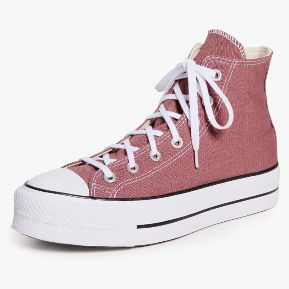 Women's high top platform Converse